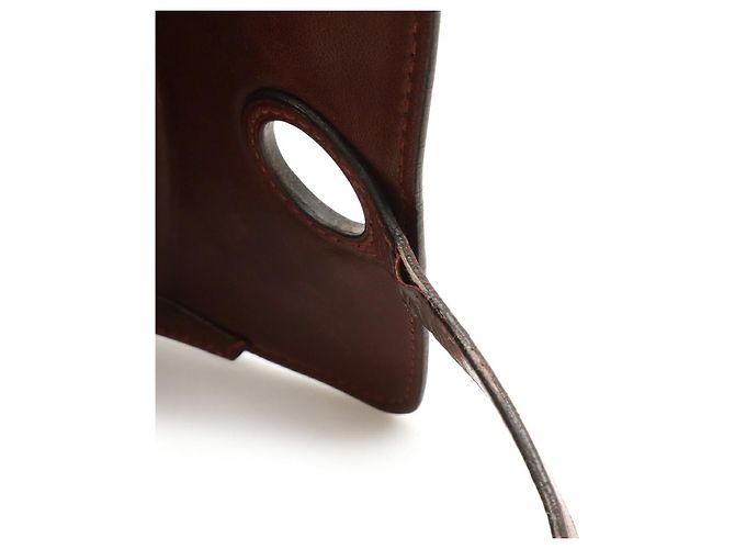 Monedero compacto Dogon de Hermès Castaño - vista 9