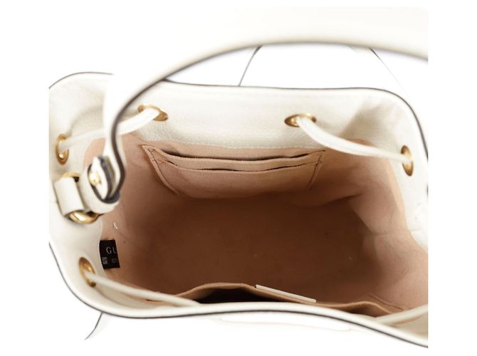 Gucci Borsa a secchiello Ophidia piccola con tracolla Bianco - vista 11