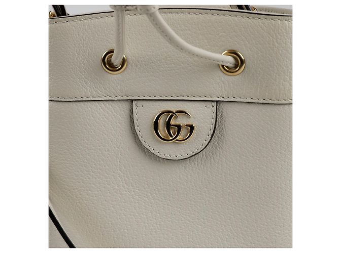 Gucci Borsa a secchiello Ophidia piccola con tracolla Bianco - vista 2