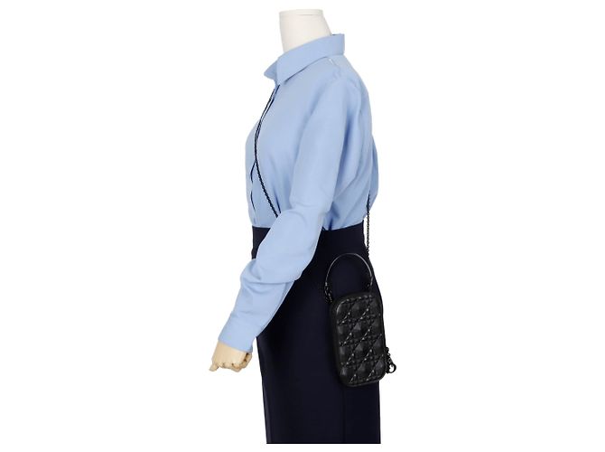 Dior Borsa a tracolla per telefono cellulare da donna Nero - vista 13