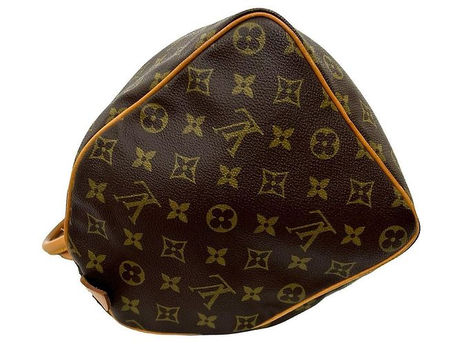 Louis Vuitton Speedy Monogram Lederhandtasche Braun - Ansicht 6