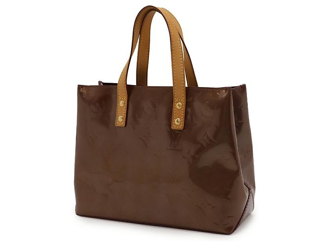 Borsa tote mini Reade PM in Monogram Vernis di Louis Vuitton Porpora - vista 2