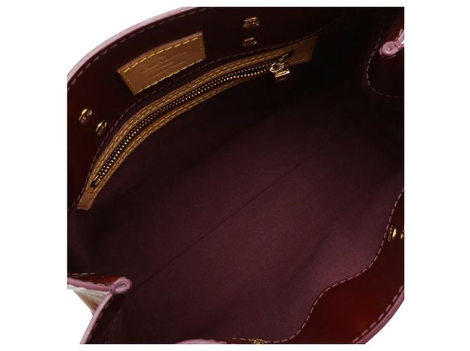 Borsa tote mini Reade PM in Monogram Vernis di Louis Vuitton Porpora - vista 5