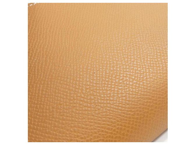 Silk In Portafoglio Lungo in Seta Hermès EN LIBERTE in Epsom Classico D'oro Metallico - vista 4