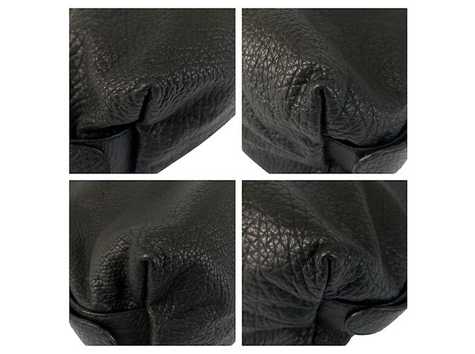 Gucci Bamboo Leather Tote Bag Black - view 3