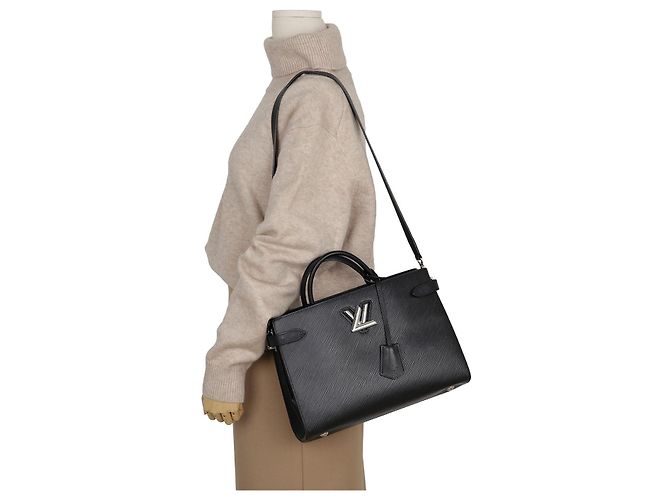 Louis Vuitton Borsa a Spalla Twist Tote Nero - vista 11
