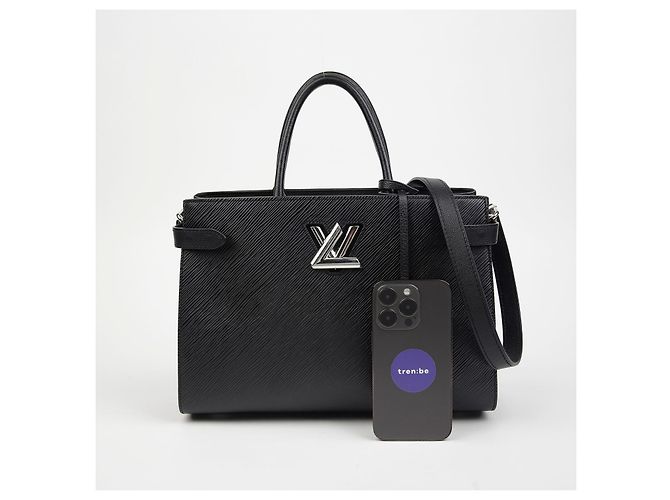 Louis Vuitton Borsa a Spalla Twist Tote Nero - vista 9