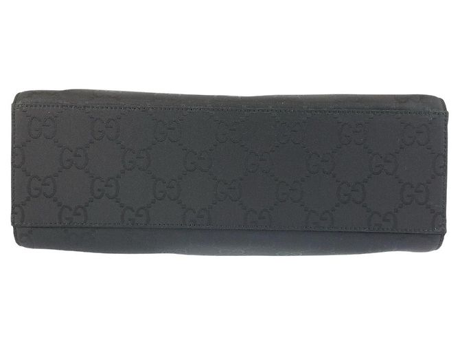 Borsa a mano Gucci Bamboo Nylon GG Nero - vista 10