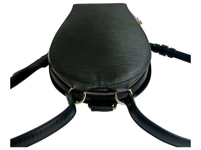 Louis Vuitton Mabillon Epi Leather Backpack Black - view 5