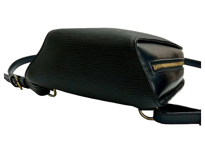 Louis Vuitton Mabillon Epi Leather Backpack Black - view 9