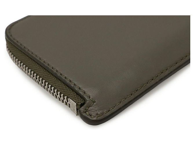 Tarjetero de cuero Anagram Loewe Gris - vista 3