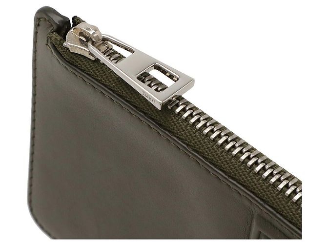 Tarjetero de cuero Anagram Loewe Gris - vista 4