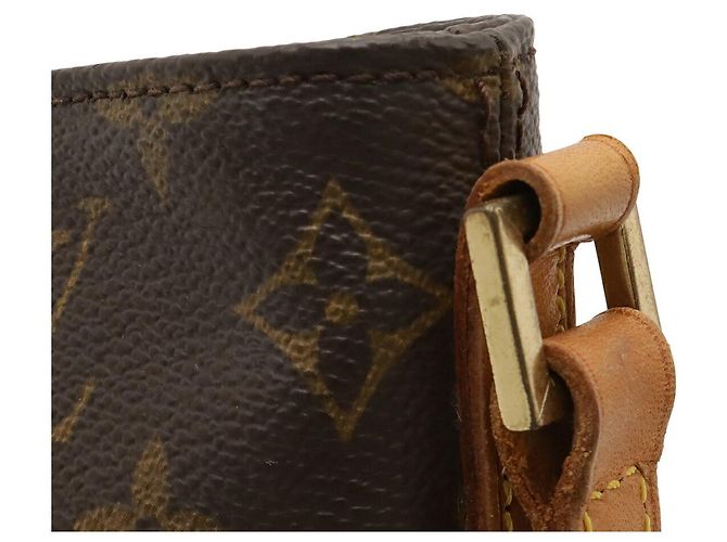 Borsa a Spalla Trotter Monogram Louis Vuitton Marrone - vista 4
