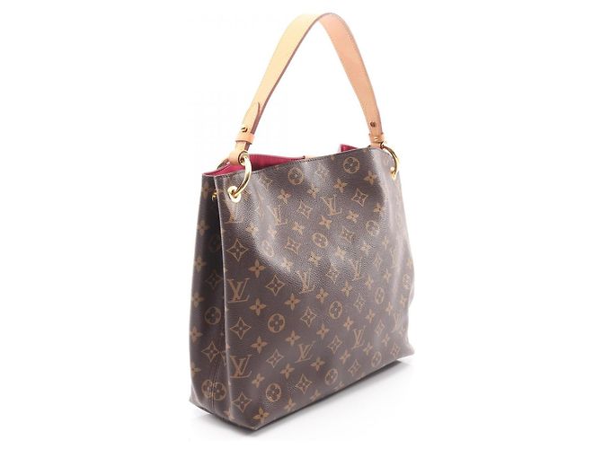 Borsa a Spalla Graceful PM Monogramma Louis Vuitton Marrone - vista 4