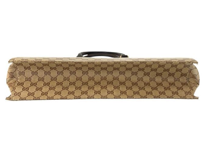 Malette en PVC cristal GG de Gucci Marron Beige - vue 10