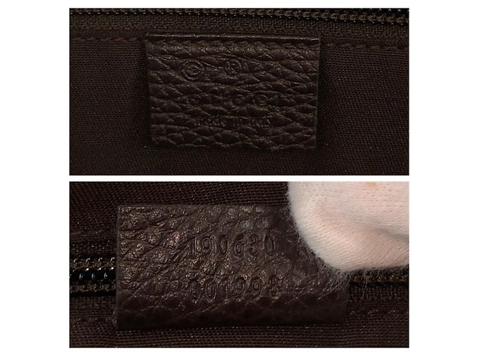 Malette en PVC cristal GG de Gucci Marron Beige - vue 6