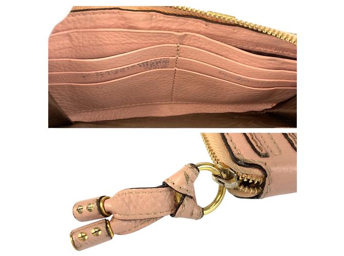 Chloé Chloe Marcie Leather Long Wallet - view 7