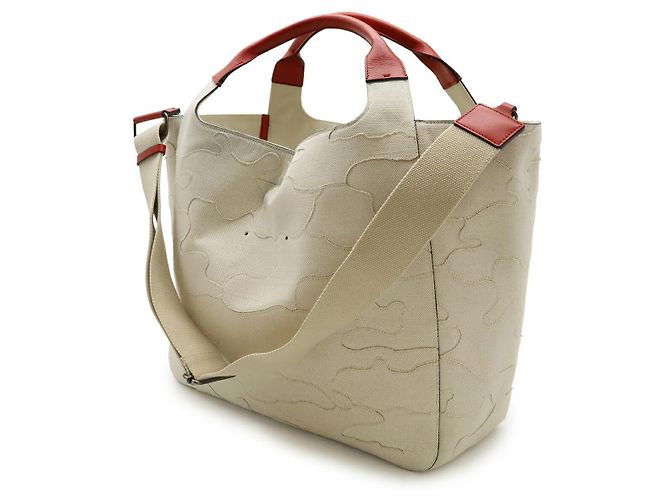 Valentino Garavani Borsa tote camouflage Valentino Atelier 07 Rosso - vista 2