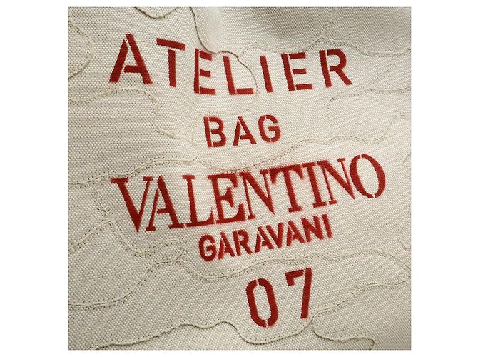 Valentino Garavani Borsa tote camouflage Valentino Atelier 07 Rosso - vista 8