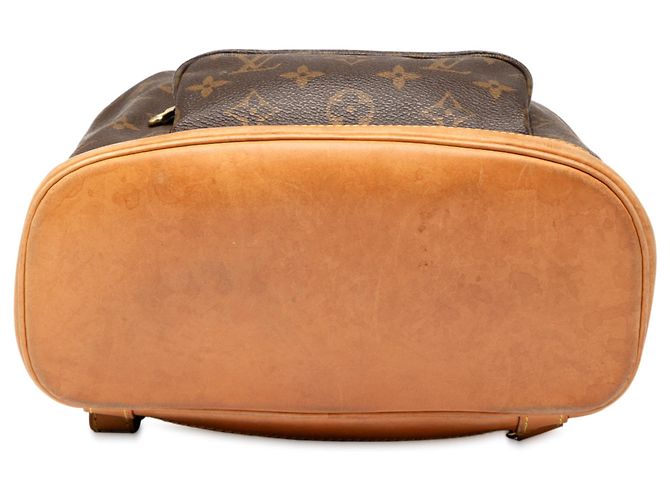 Louis Vuitton Monogram Montsouris Mm Marrone - vista 3