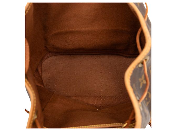 Louis Vuitton Monogram Montsouris Mm Marrone - vista 4