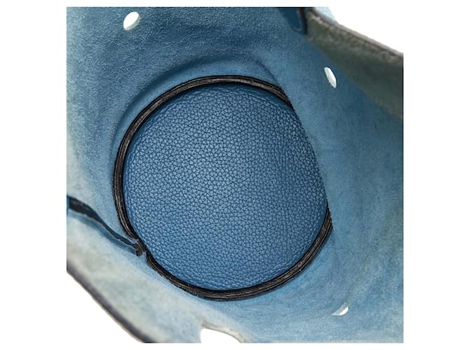 Mangeoire Eimer Clemence Hermès Pm Blau - Ansicht 5