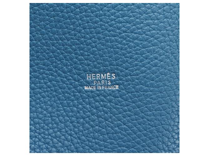 Mangeoire Eimer Clemence Hermès Pm Blau - Ansicht 6