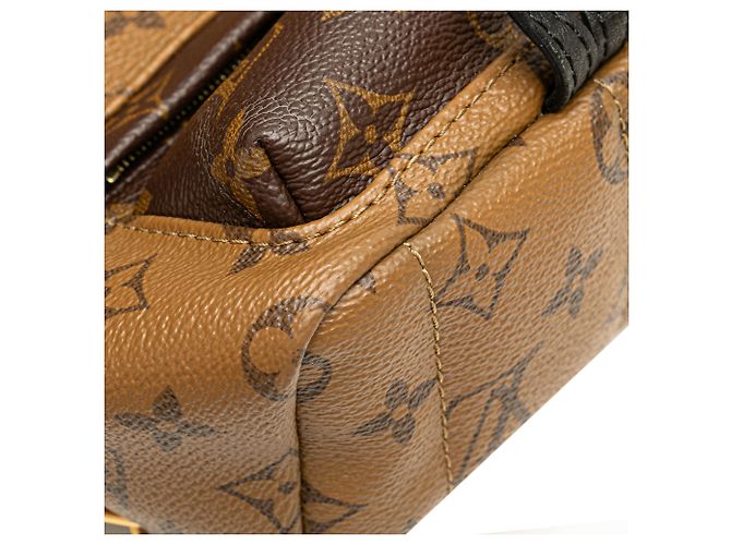 Mini Palm Springs Monograma Inverso Louis Vuitton Castaño - vista 8