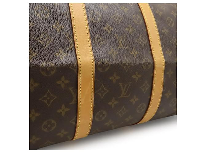 Borsa da viaggio Boston Keepall Monogram Louis Vuitton Marrone - vista 7