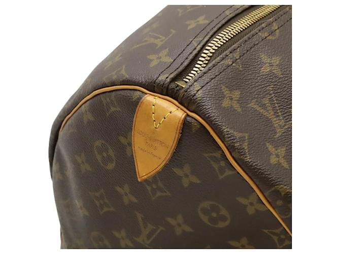 Borsa da viaggio Boston Keepall Monogram Louis Vuitton Marrone - vista 8
