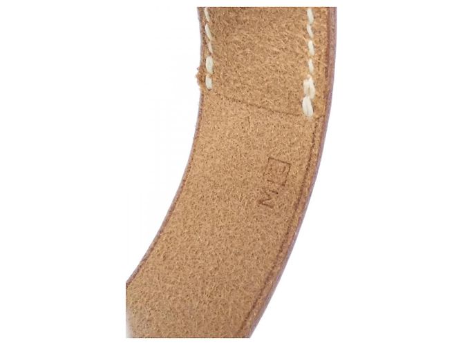 Bracciale in Vachette POUR TOUR Hermès Marrone Beige - vista 5