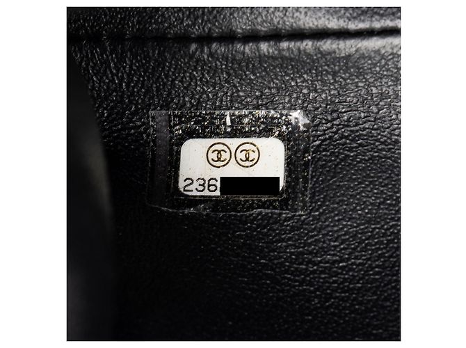 Gabrielle Clutch CC in pelle di vitello invecchiata Chanel Nero - vista 5