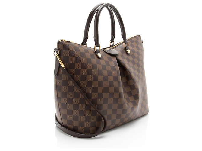 Louis Vuitton Damier Ebene Siena GM Handtasche Braun - Ansicht 2