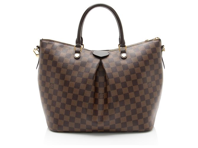 Louis Vuitton Damier Ebene Siena GM Handtasche Braun - Ansicht 3