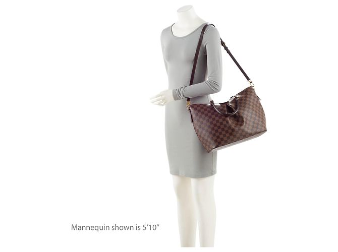 Louis Vuitton Damier Ebene Siena GM Handtasche Braun - Ansicht 5