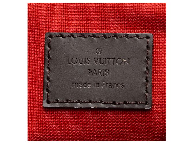 Louis Vuitton Damier Ebene Siena GM Handtasche Braun - Ansicht 8