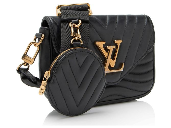 Multi Pochette Multi-Pochette Accessoires New Wave in pelle di vitello Louis Vuitton Nero - vista 2
