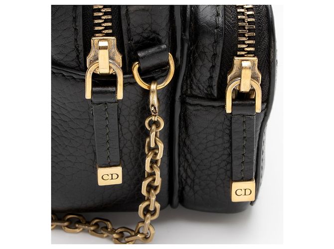 Borsa a tracolla J'Adior in pelle di vitello Dior Nero - vista 10