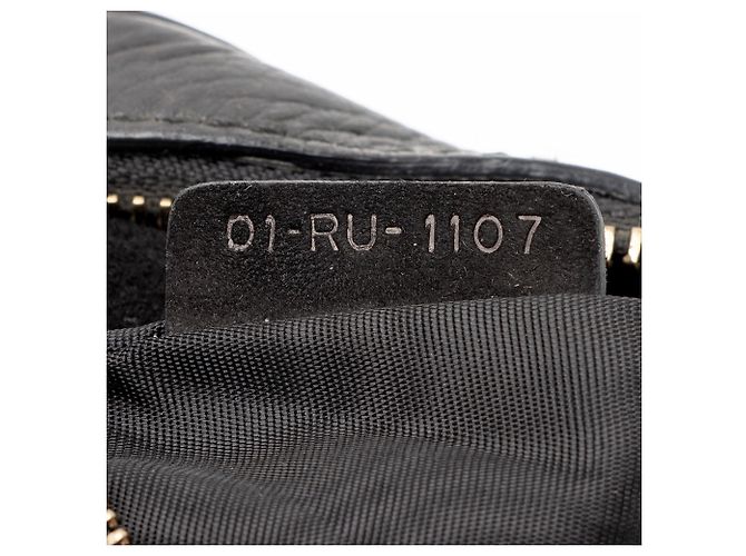 Borsa a tracolla J'Adior in pelle di vitello Dior Nero - vista 6