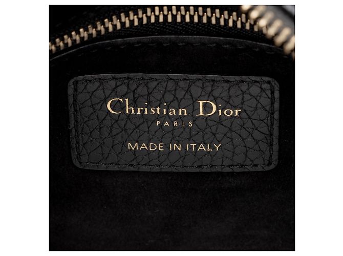 Borsa a tracolla J'Adior in pelle di vitello Dior Nero - vista 8