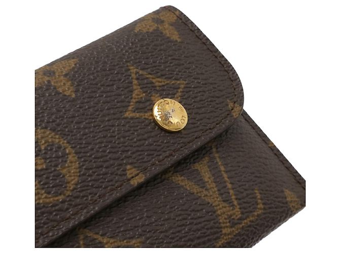 Portamonete Monogram Louis Vuitton Marrone - vista 4