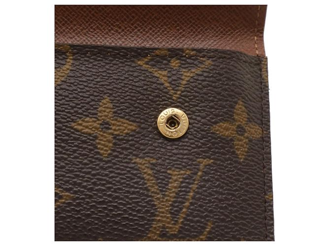 Portamonete Monogram Louis Vuitton Marrone - vista 7