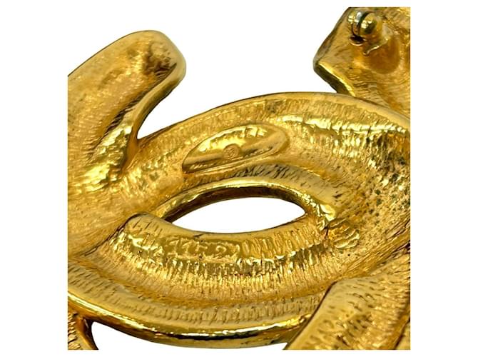 Spilla Coco Mark di Chanel D'oro Metallico - vista 2