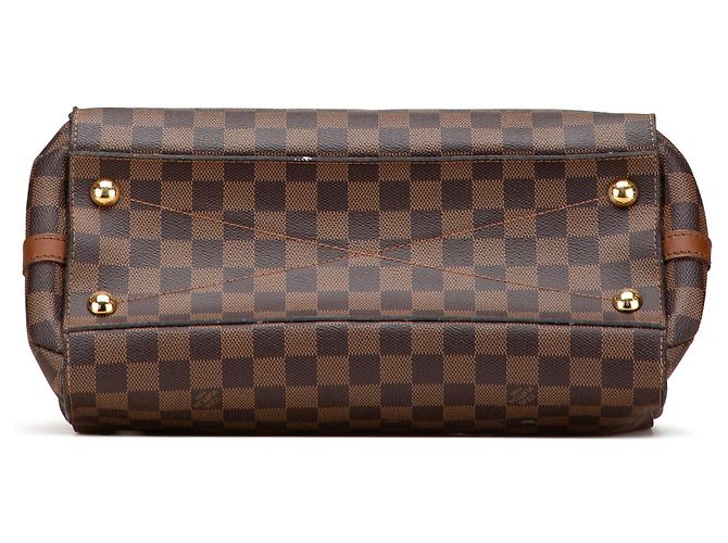 Louis Vuitton Damier Ebene Greenwich PM Marrone - vista 3