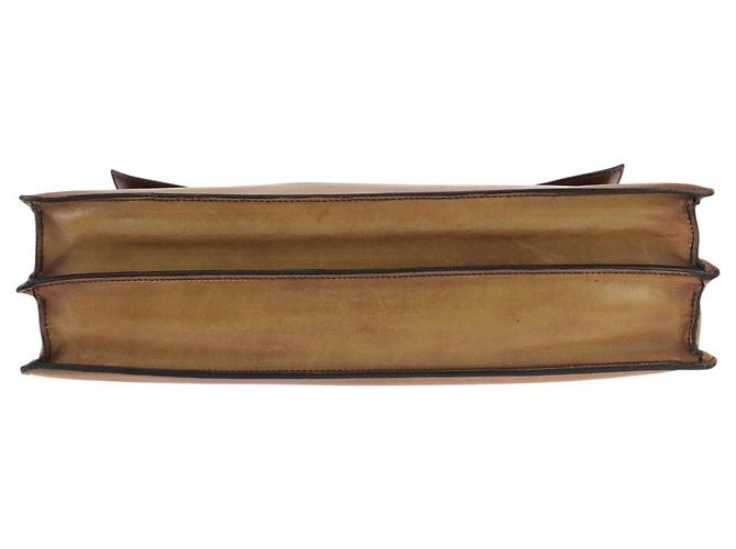 Berluti Leder Calligraphy Ecriture Aktentasche - Ansicht 10