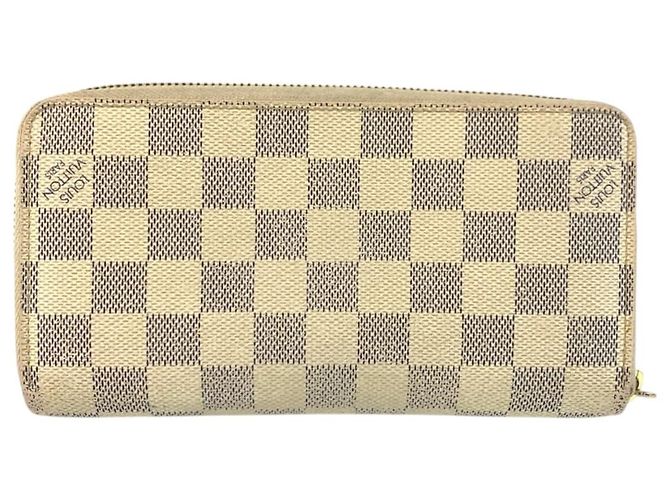 Portafoglio Zippy Damier Azur Louis Vuitton Bianco - vista 2