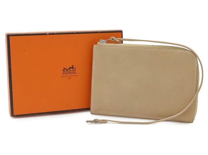 Hermès Hermes Remix Leather Card Case Pass Case Brown Beige - view 9