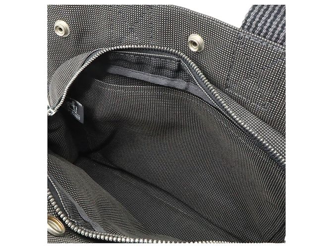 Borsa Aline PM in tela Hermès Grigio - vista 7