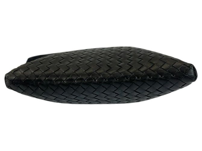 Borsa a Spalla in Pelle Bottega Veneta Nera Nero - vista 10