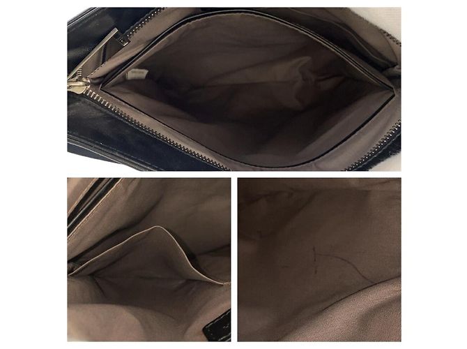 Borsa a Spalla in Pelle Bottega Veneta Nera Nero - vista 5